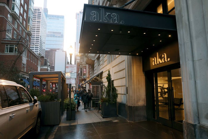 Hotel AKA Rittenhouse Square Philadelphia entrance Hotel AKA Rittenhouse Square Philadelphia entrance