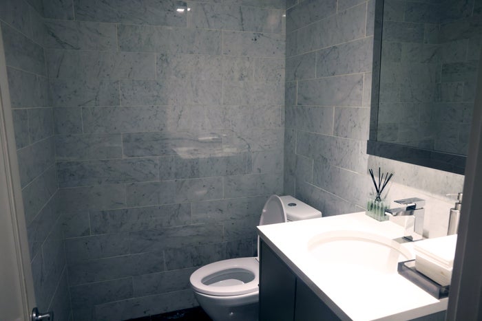Hotel AKA Rittenhouse Square meeting room bathroom Hotel AKA Rittenhouse Square meeting room bathroom
