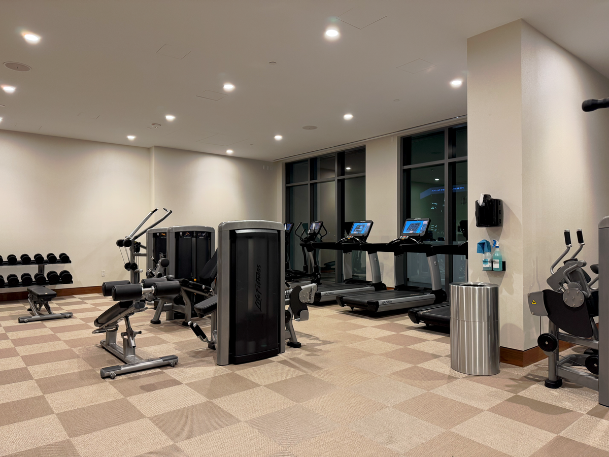 Hyatt Centric Las Olas Fort Lauderdale gym cardio equipment