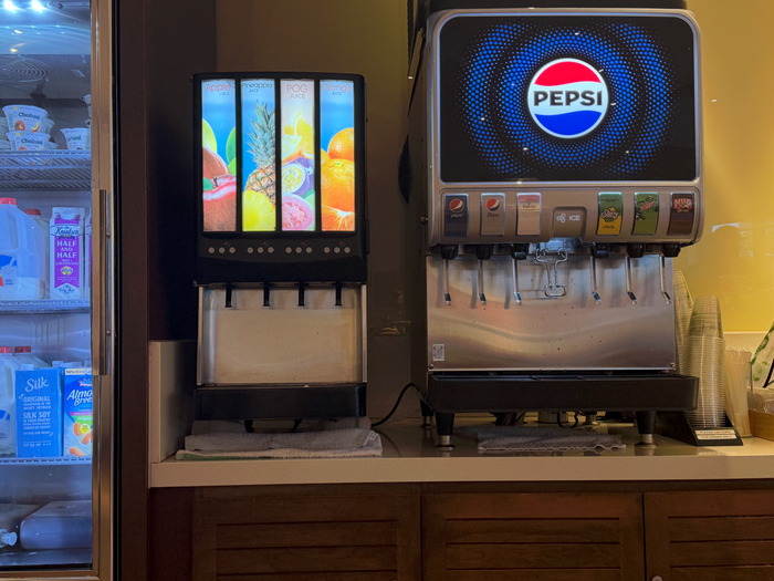 Hyatt Regency Maui Resort and Spa drink machines in lounge Hyatt Regency Maui Resort and Spa drink machines in lounge