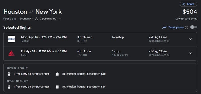 IAH to JFK Google Flights IAH to JFK Google Flights