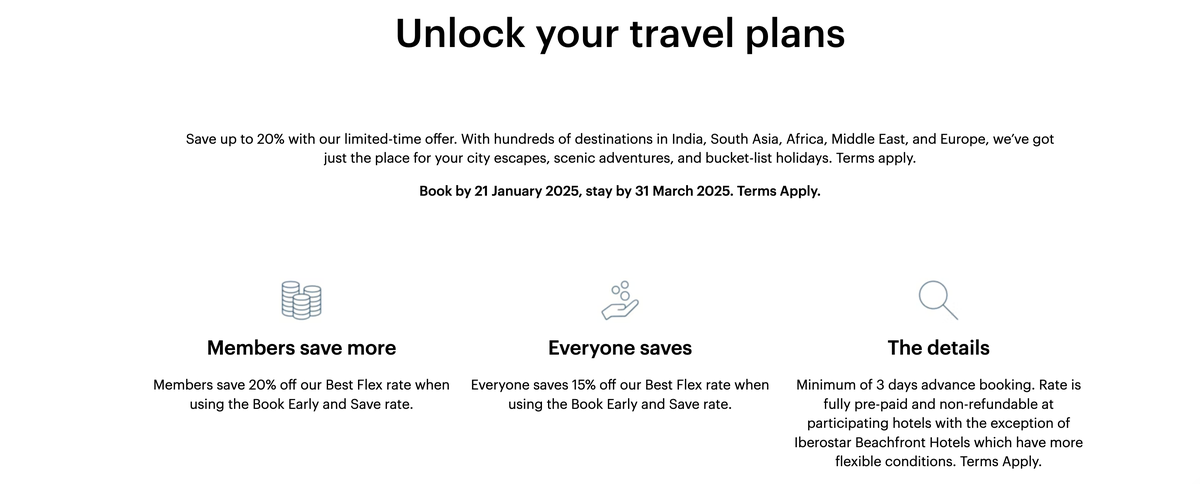 IHG Hotels Resorts unlock your travel plans winter sale