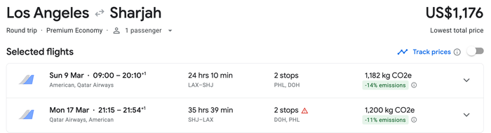 LA to Dubai LA to Dubai