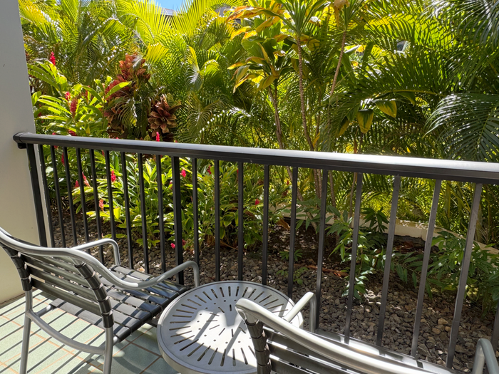 Maui Coast Hotel Kihei balcony chairs