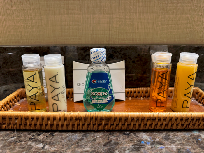 Maui Coast Hotel Kihei bathroom toiletries
