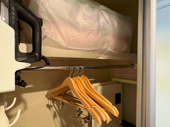 Maui Coast Hotel Kihei closet interior