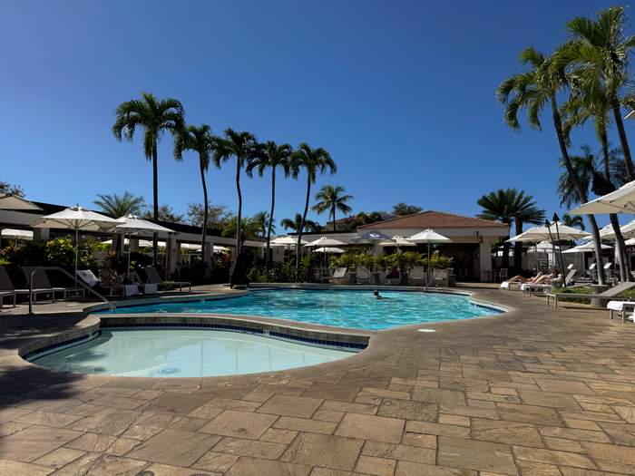 Maui Coast Hotel Kihei pool closetup