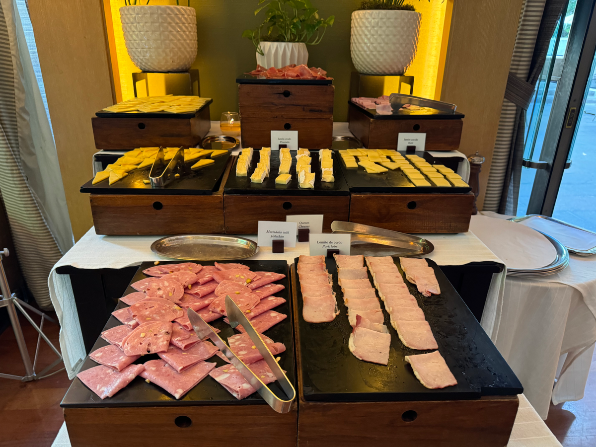 Palacio Duhau Park Hyatt Buenos Aires Gioia breakfast cold cuts