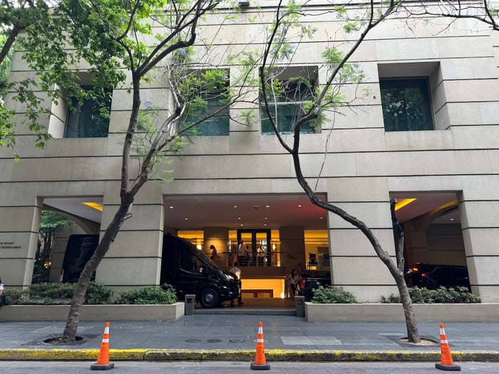 Palacio Duhau Park Hyatt Buenos Aires rear entrance