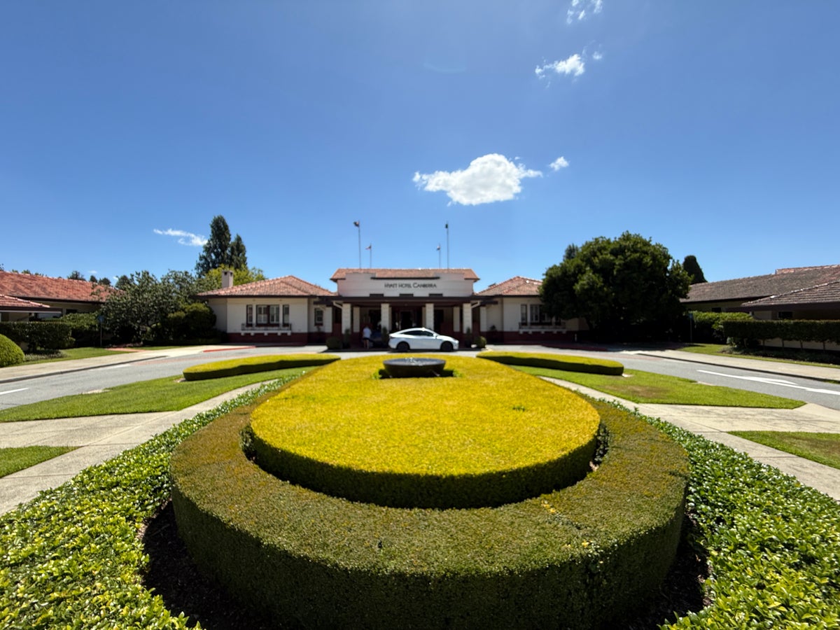 Park Hyatt Canberra Front Garden and Entrance