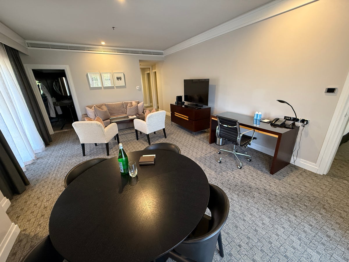 Park Hyatt Canberra Suite Living Room