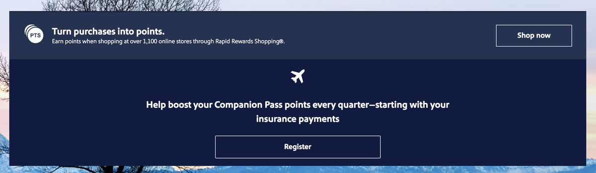 Southwest Companion Pass promotion