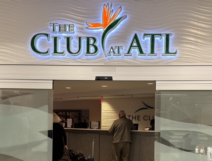 The Club ATL bar The Club ATL entrance