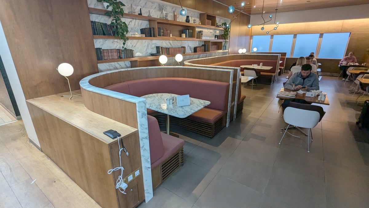 Virgin Atlantic Clubhouse Heathrow Brasserie Booths