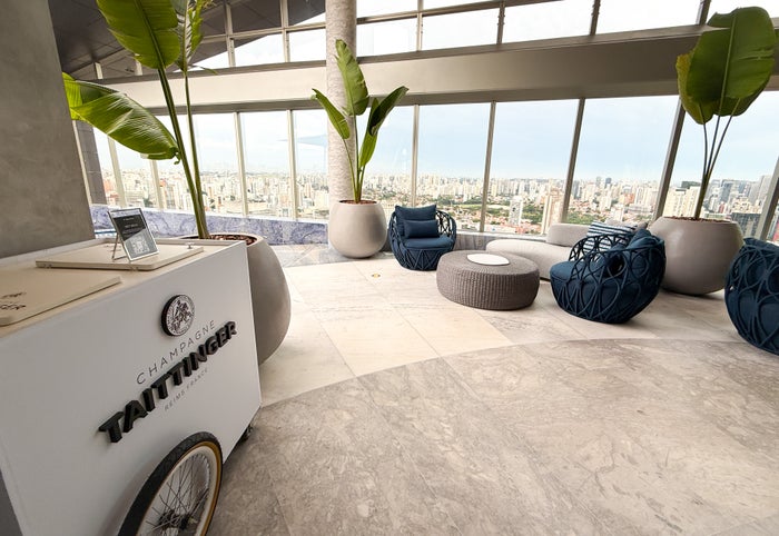 W Sao Paulo Brazil Marriott WET Deck cart W Sao Paulo Brazil Marriott WET Deck cart