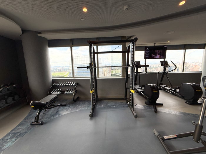 W Sao Paulo Brazil Marriott fitness center rack W Sao Paulo Brazil Marriott fitness center rack