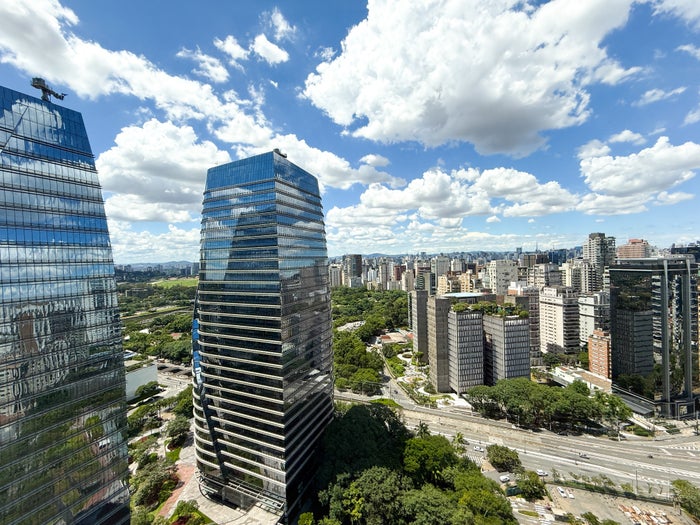 W Sao Paulo Brazil Marriott room view W Sao Paulo Brazil Marriott room view