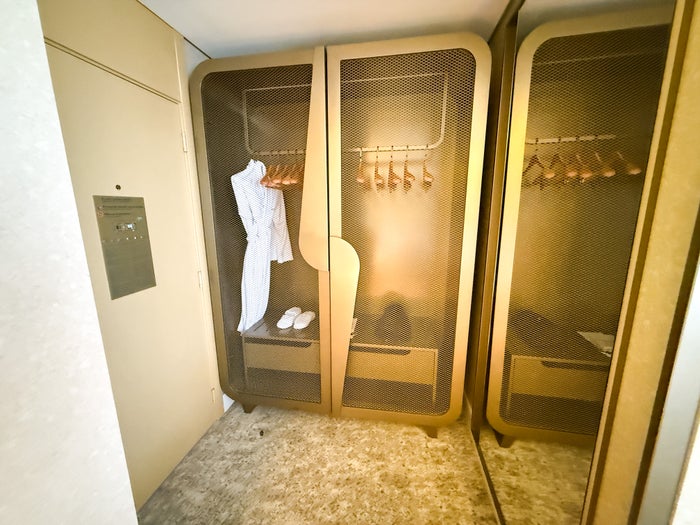 W Sao Paulo Brazil Marriott room closet W Sao Paulo Brazil Marriott room closet