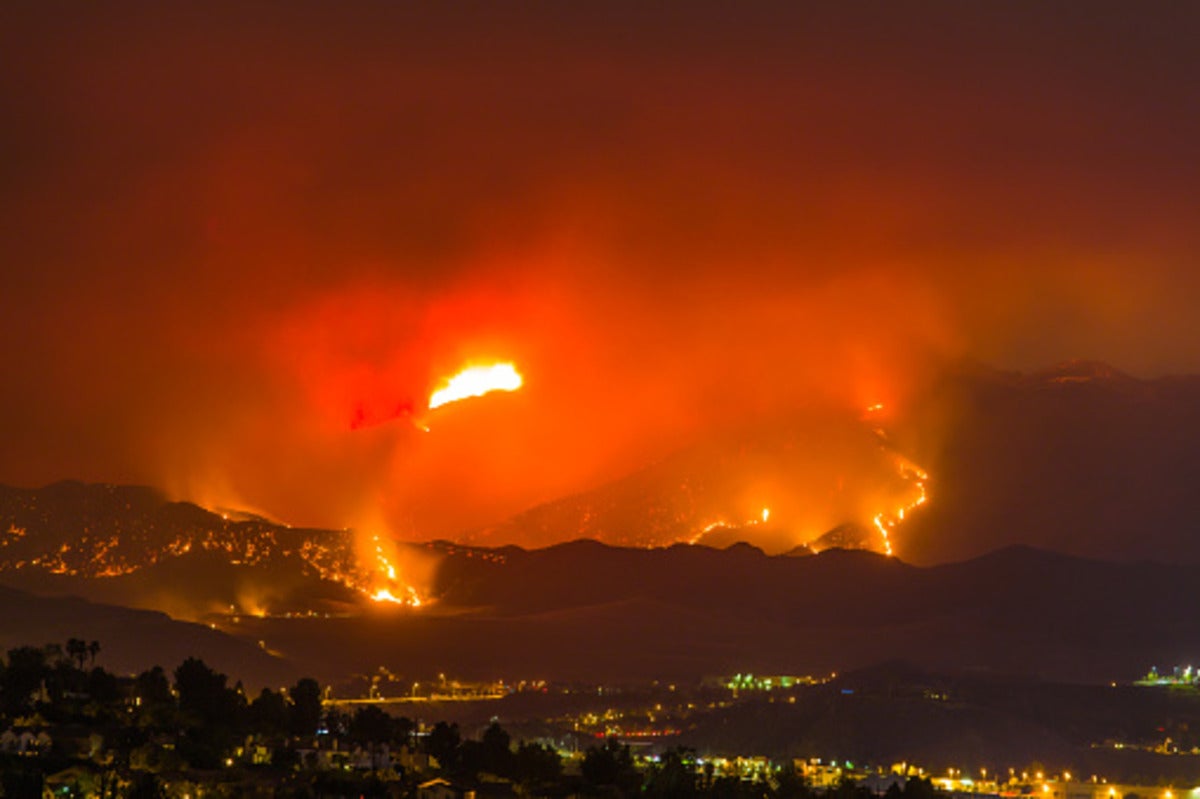 Wildfire in LA 