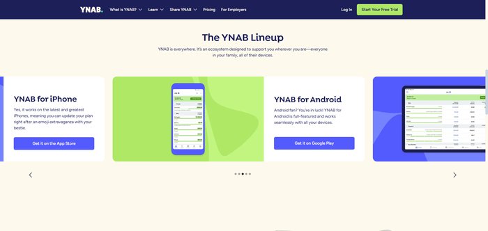 YNAB You Need a Budget apps YNAB You Need a Budget apps