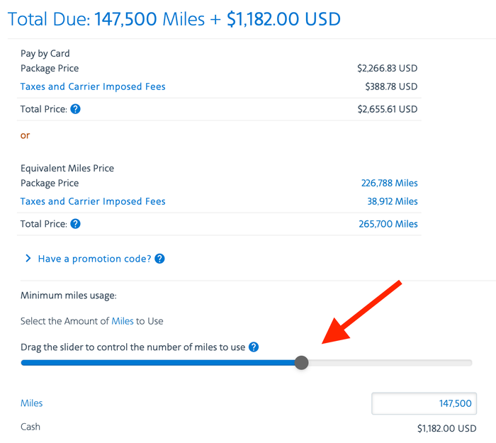 AA Vacations Pay with Miles