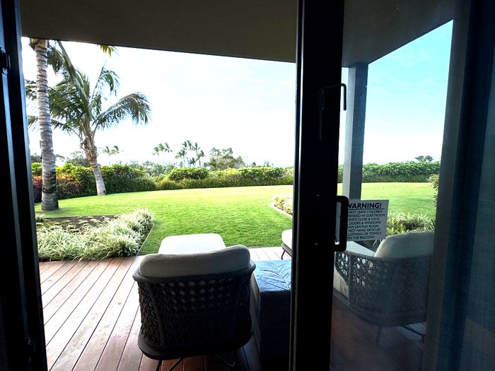 AC Hotel by Marriott Maui Wailea King Ocean View Suite door to balcony