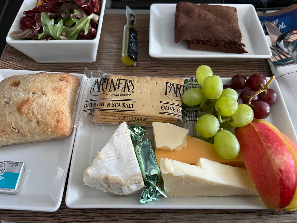 Alaska Airlines Cheese Plate