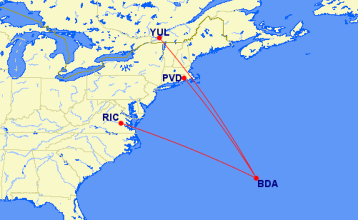 Bermudair new routes for 2025 Bermudair new routes for 2025