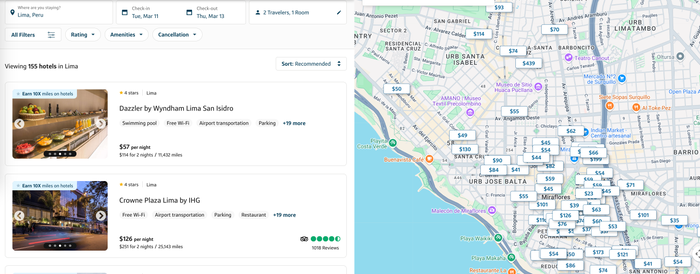 Booking hotels through Capital One Travel Booking hotels through Capital One Travel