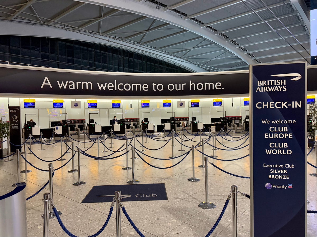 British Airways Priority Check In at London Heathrow