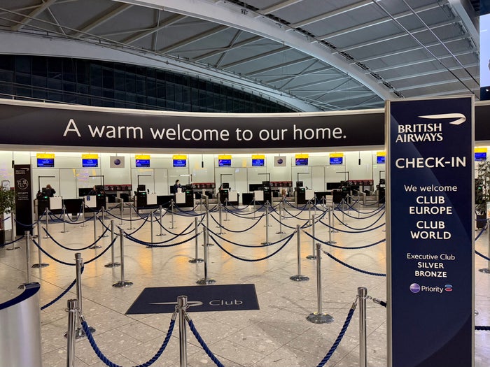 British Airways Priority Check In at London Heathrow British Airways Priority Check In at London Heathrow