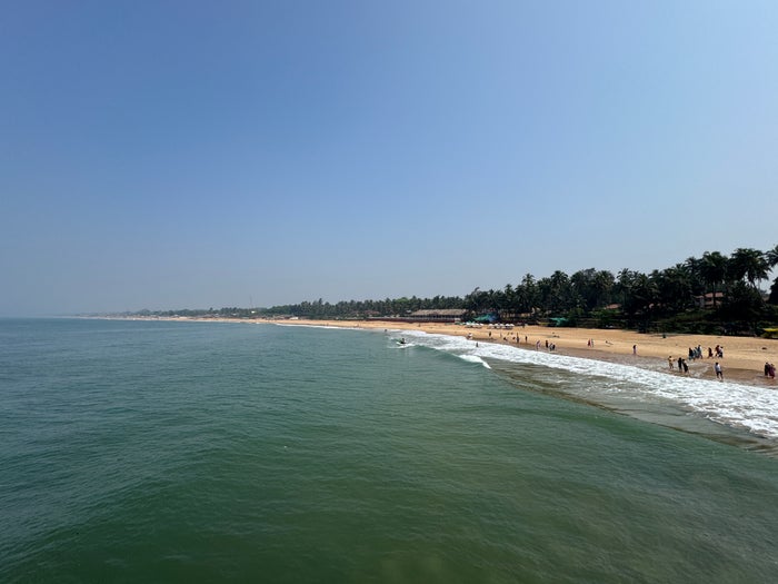 Candolim Beach from Sinquerim Fort Goa