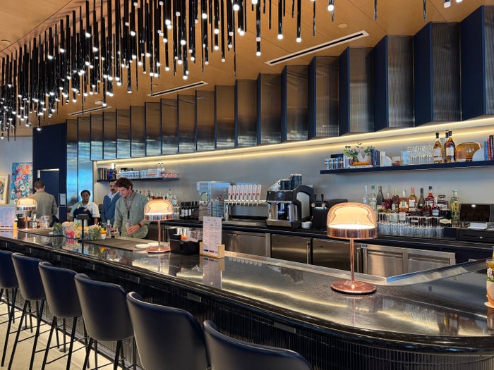 Capital One Lounge Las Vegas bartenders working Capital One Lounge Las Vegas bartenders working