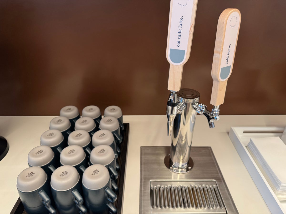 Capital One Lounge Las Vegas cold brew