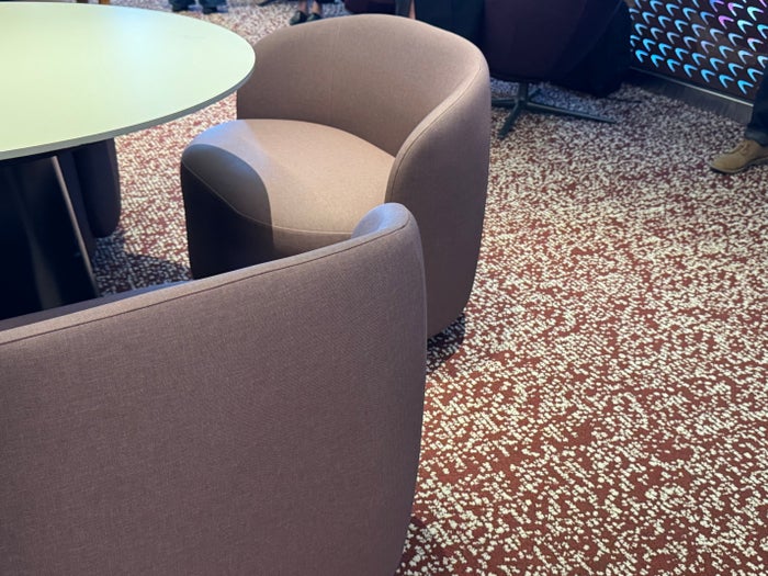 Capital One Lounge Las Vegas swivel chairs Capital One Lounge Las Vegas swivel chairs