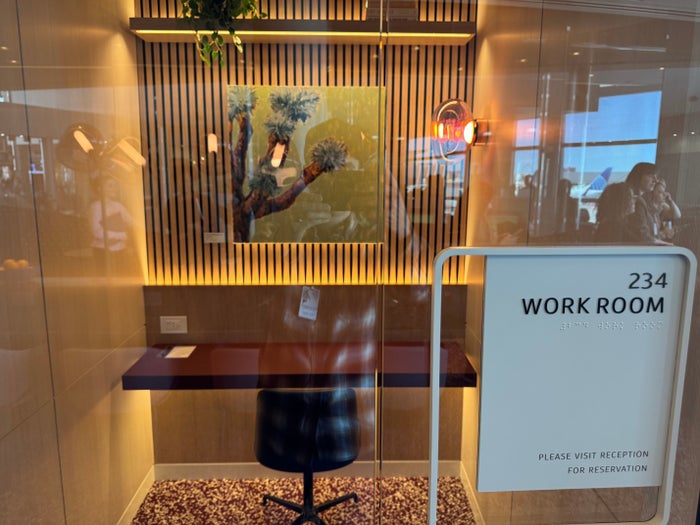 Capital One Lounge Las Vegas work room Capital One Lounge Las Vegas work room