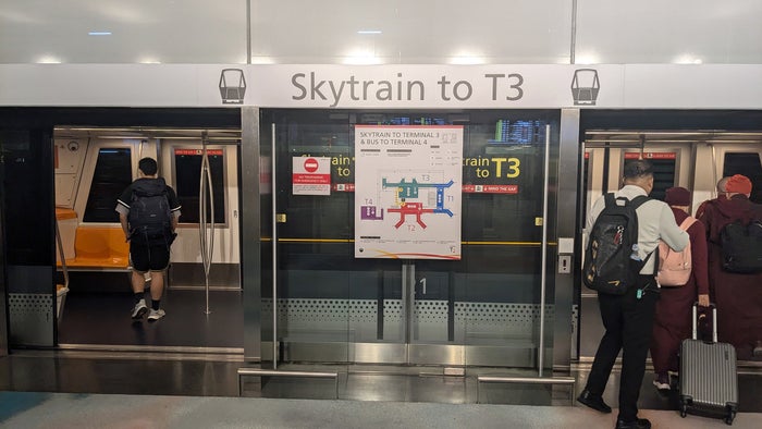 Changi Skytrain to T3 Changi Skytrain to T3
