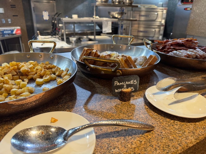 Everline Resort Spa Destination Hyatt Cascades breakfast buffet hot dishes Everline Resort Spa Destination Hyatt Cascades breakfast buffet hot dishes