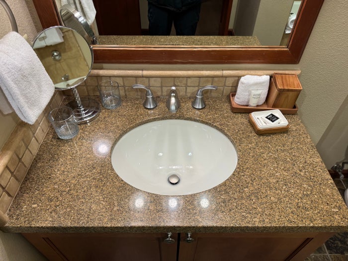 Everline Resort Spa Destination Hyatt Fireplace Suite Valley View bathroom sink Everline Resort Spa Destination Hyatt Fireplace Suite Valley View bathroom sink