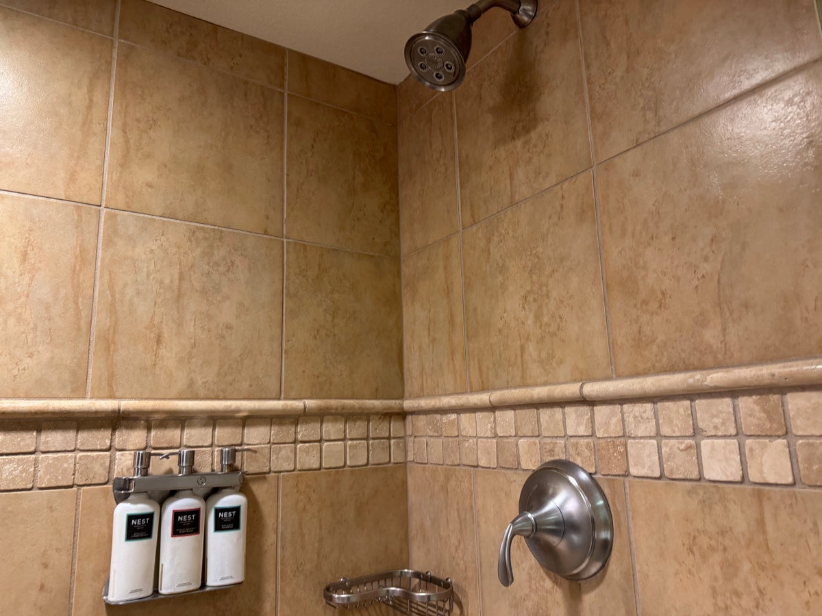 Everline Resort Spa Destination Hyatt Fireplace Suite Valley View shower interior