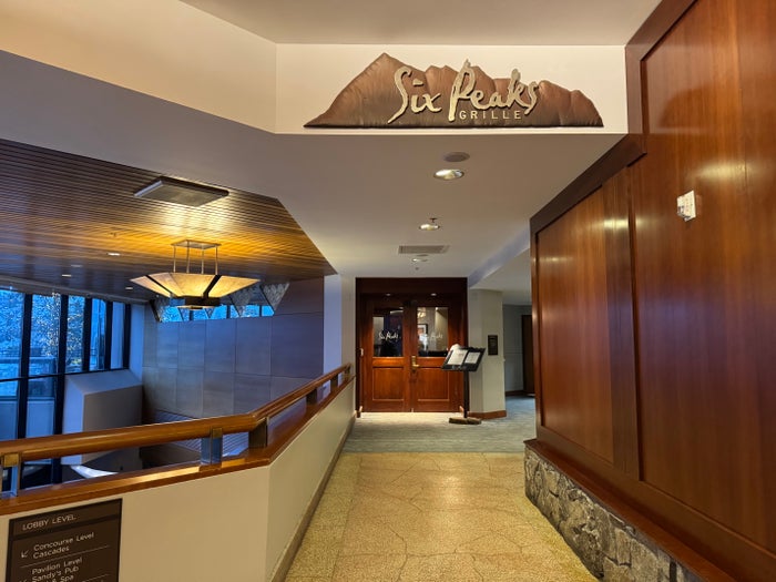 Everline Resort Spa Destination Hyatt Six Peaks Grille entrance Everline Resort Spa Destination Hyatt Six Peaks Grille entrance