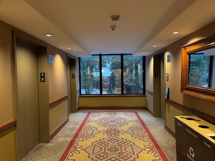Everline Resort Spa Destination Hyatt elevator waiting guest floor Everline Resort Spa Destination Hyatt elevator waiting guest floor