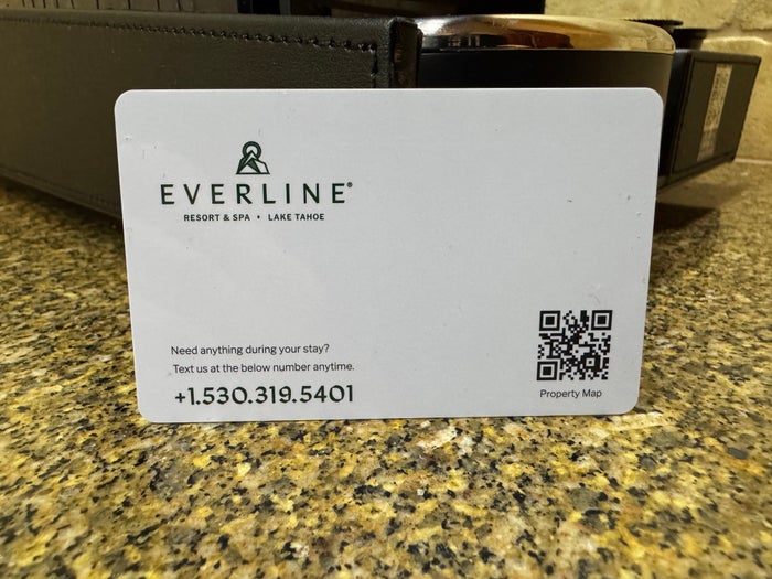 Everline Resort Spa Destination Hyatt keycard Everline Resort Spa Destination Hyatt keycard