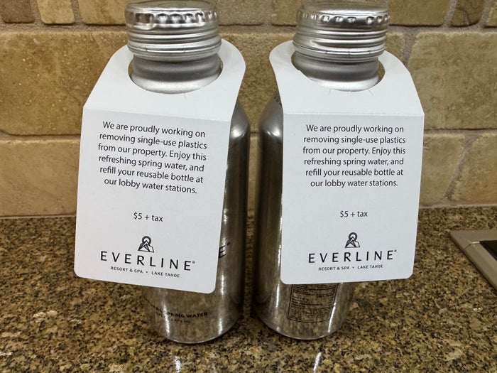 Everline Resort Spa Destination Hyatt kitchen bottled water Everline Resort Spa Destination Hyatt kitchen bottled water