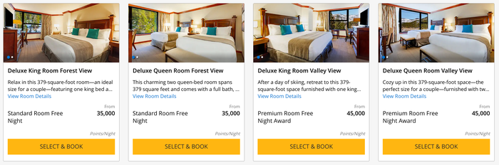 Everline Resort Spa Destination Hyatt points rate Everline Resort Spa Destination Hyatt points rate