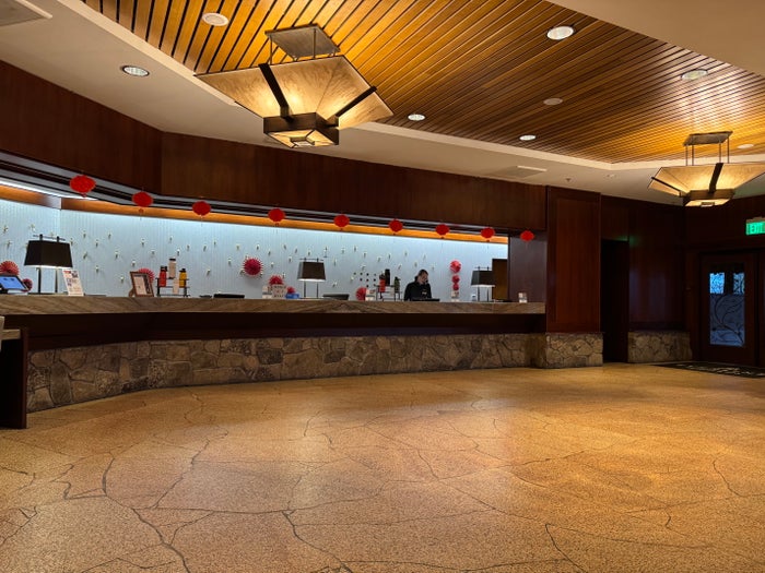 Everline Resort Spa Destination Hyatt reception desk Everline Resort Spa Destination Hyatt reception desk