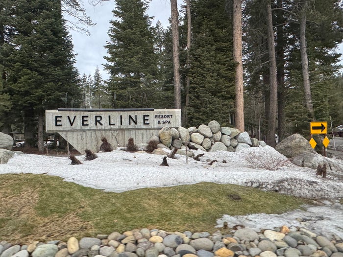 Everline Resort Spa Destination Hyatt sign Everline Resort Spa Destination Hyatt sign