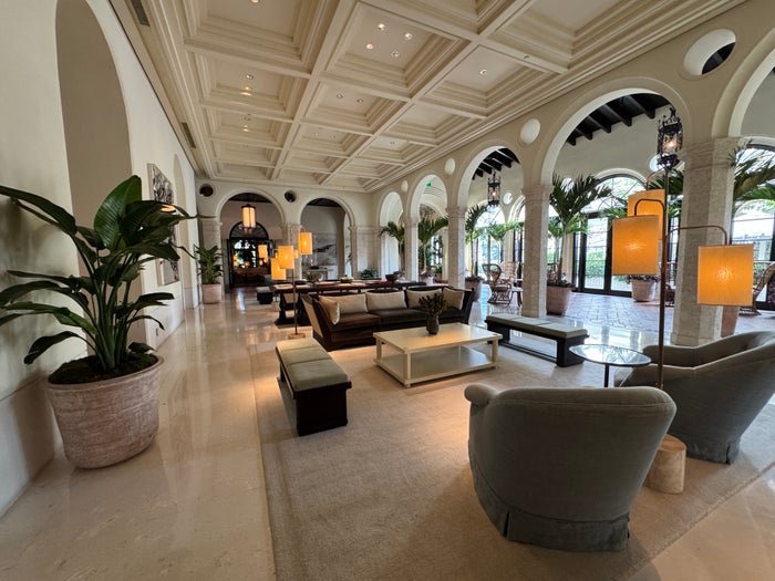 Four Seasons Surf Club seating area lobby