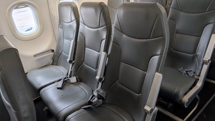 Frontier Airlines economy seat A321 Frontier Airlines economy seat A321