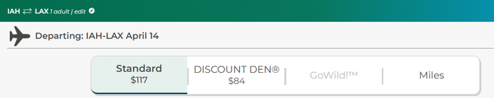 Frontier IAH LAX Discount Den Frontier IAH LAX Discount Den